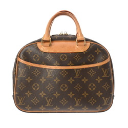 LOUIS VUITTON Louis Vuitton Monogram Trouville Brown M42228 Women's Canvas Handbag