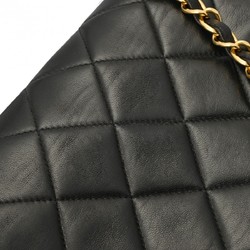 CHANEL Chanel Matelasse Diana 25cm Chain Shoulder Black Women's Lambskin Bag