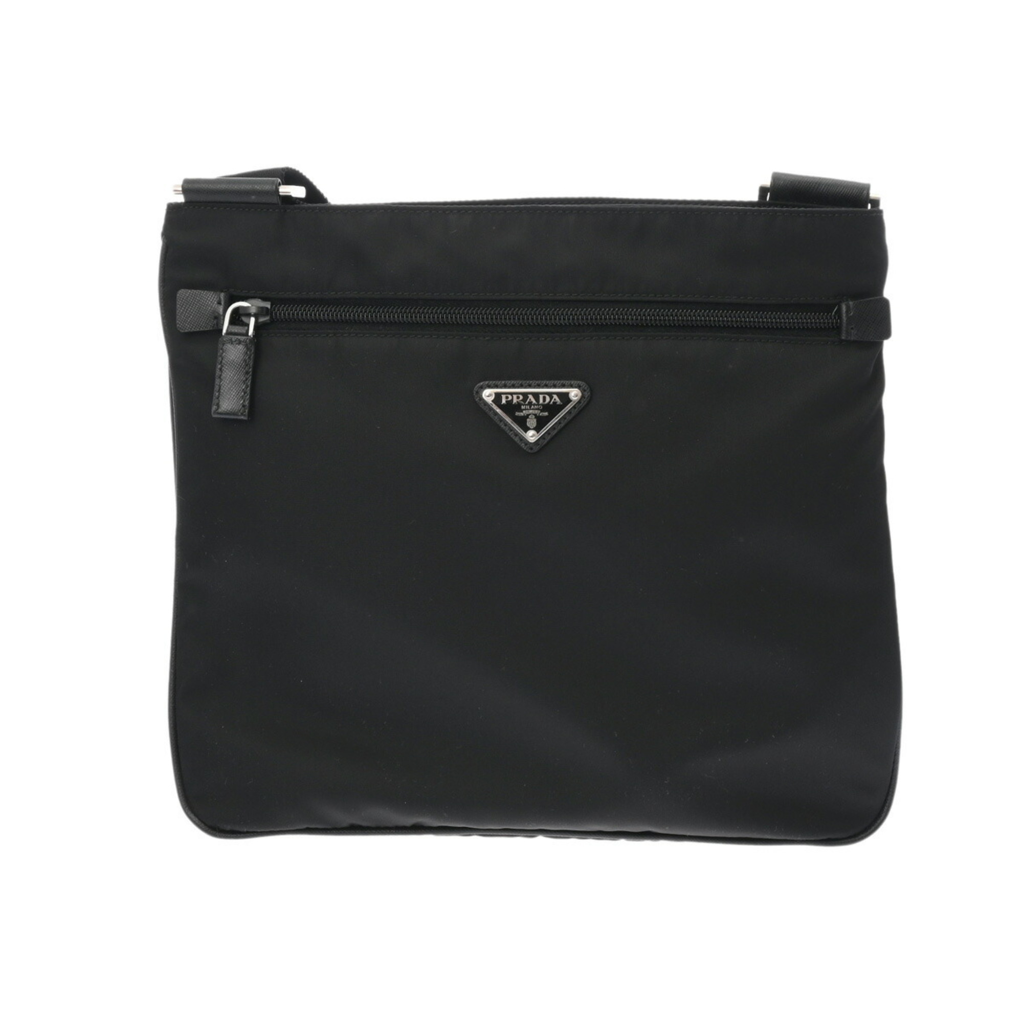 PRADA Prada Black VA0563 Unisex Nylon Shoulder Bag