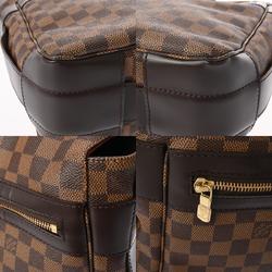 LOUIS VUITTON Damier Bastille Brown N45258 Unisex Canvas Shoulder Bag