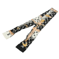 LOUIS VUITTON Louis Vuitton Bandeau Monogram Confidential Black/White M78656 Women's 100% Silk Scarf