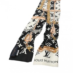 LOUIS VUITTON Louis Vuitton Bandeau Monogram Confidential Black/White M78656 Women's 100% Silk Scarf