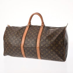 LOUIS VUITTON Louis Vuitton Monogram Keepall 55 Brown M41424 Unisex Canvas Boston Bag