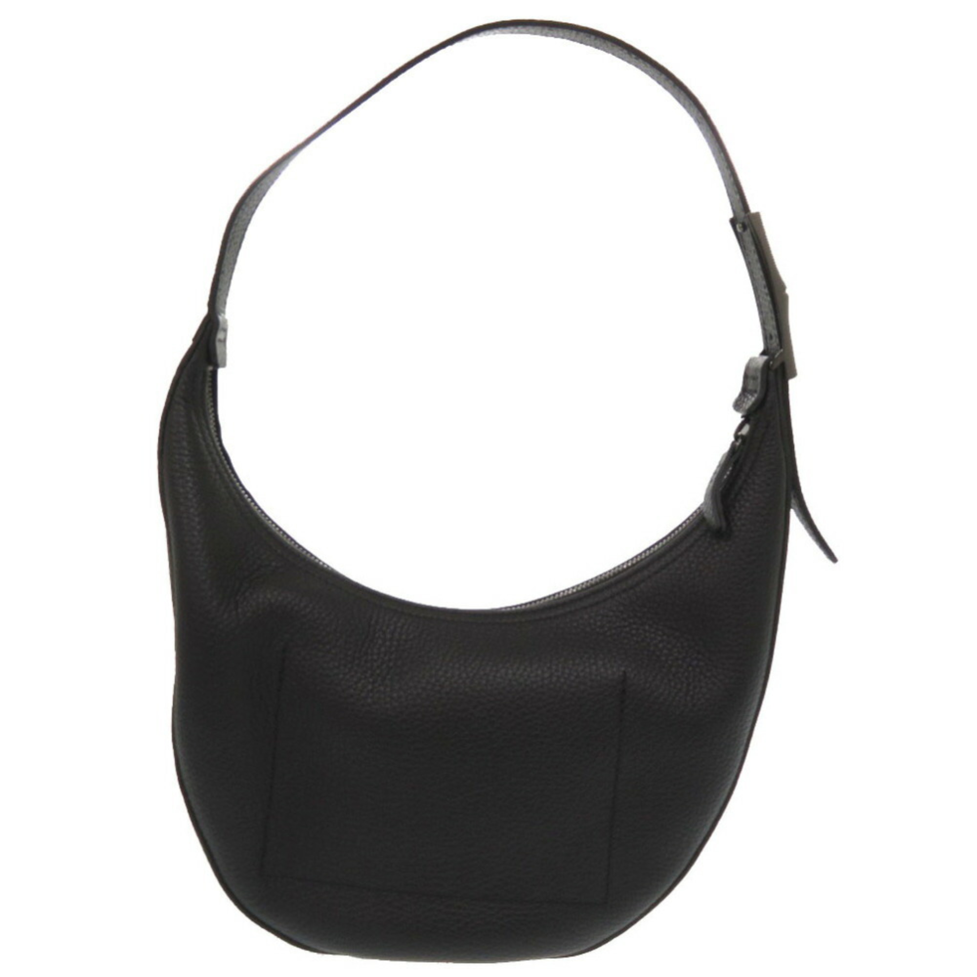 Longchamp Le Roso Essential M Hobo Bag Leather Black Shoulder 0405Longchamp