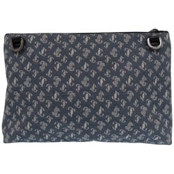 Jimmy Choo Kimmy JC Monogram Shoulder Bag Denim Canvas Blue 0953JIMMY CHOO