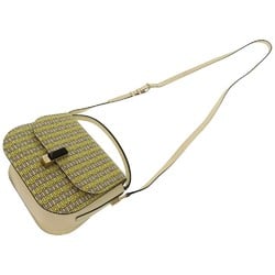 Valextra Iside Xy Print Leather Crossbody Bag Shoulder Grained Beige 1778Valextra