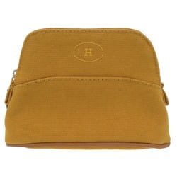 Hermes Bolide Pouch Cotton Ocher 2533HERMES