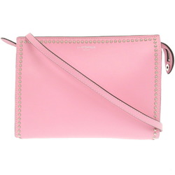 J&M Davidson Calf Leather Pink Shoulder Bag 1286J&M