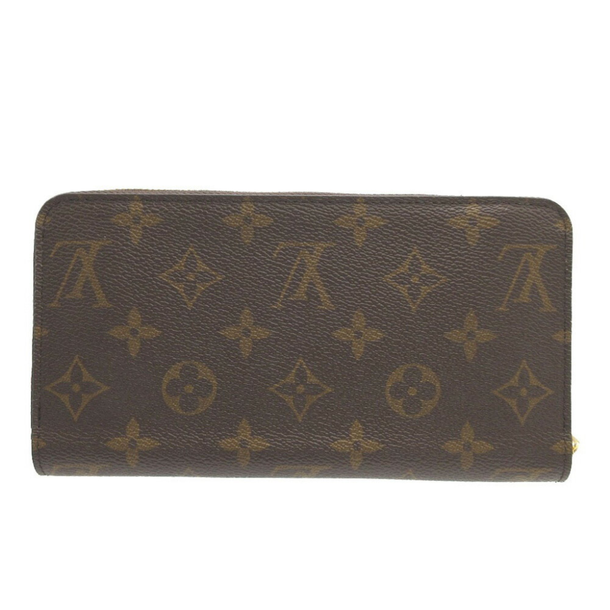 Louis Vuitton Zippy Wallet Monogram M42616 Brown Round Long 0673LOUIS VUITTON