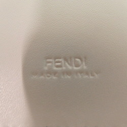 Fendi FF Smartphone Case Fur Day Limited Bag Charm Sheepskin Calf White 0097FENDI