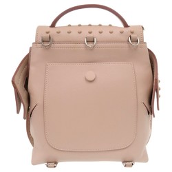 Tod's Wave Line 3WAY Shoulder Bag Backpack Leather Pink 1853TOD'S