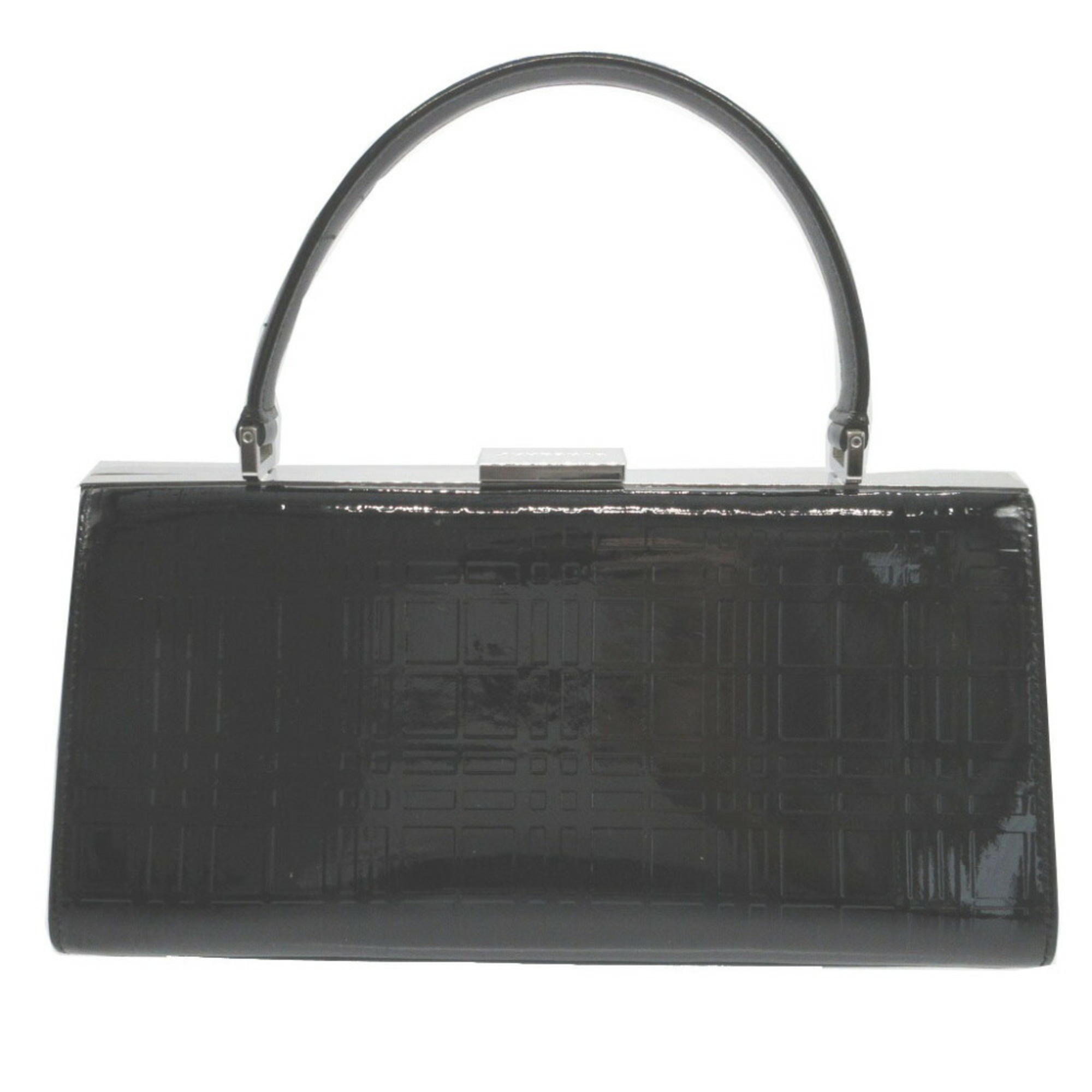 Burberry patent leather black handbag 0235BURBERRY