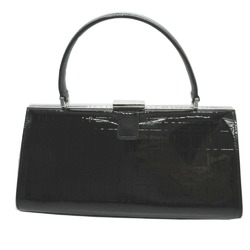 Burberry patent leather black handbag 0235BURBERRY