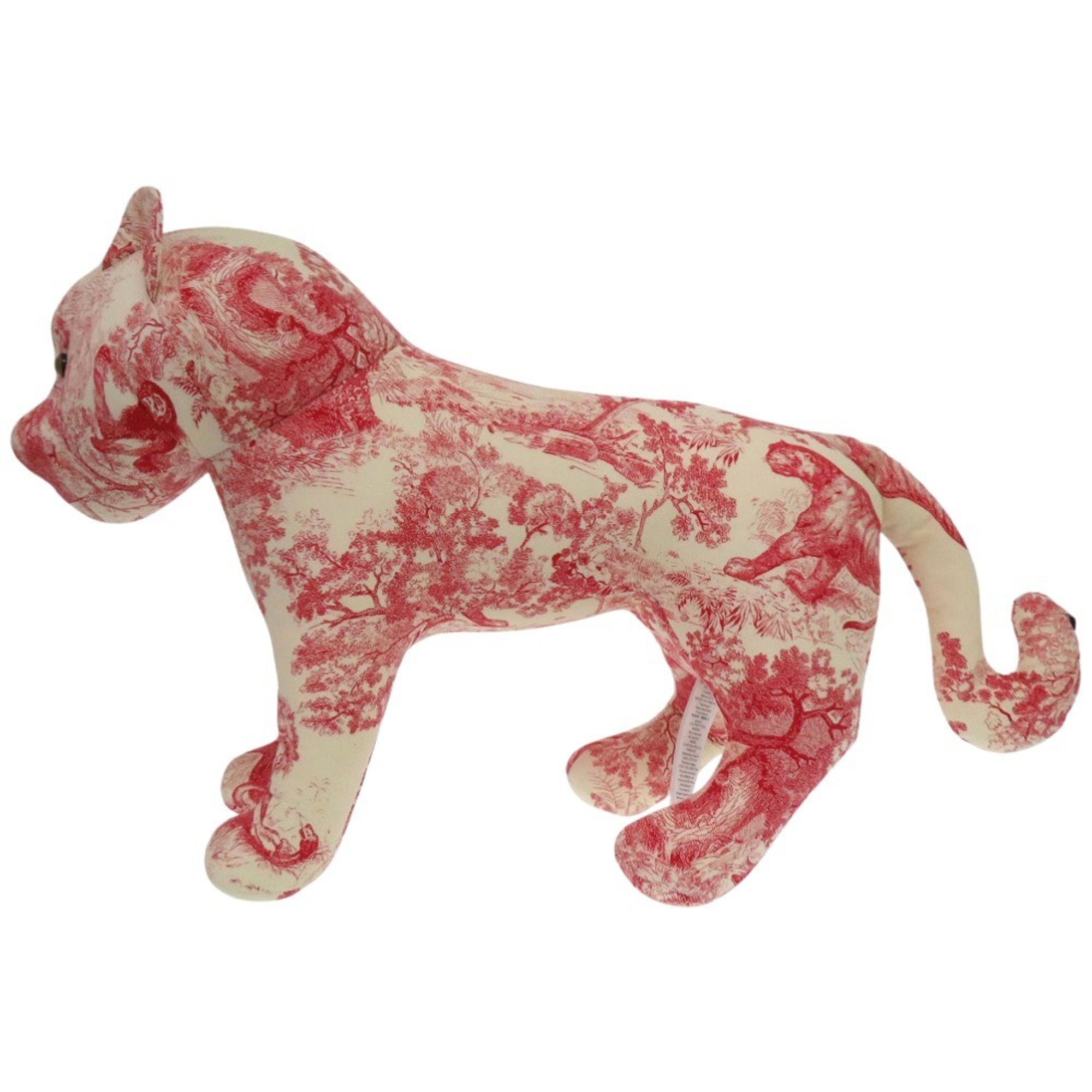 Christian Dior Dior Baby Toile de Jouy Animal Plush Toy Polyester Red 1708Dior