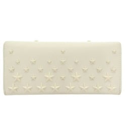 Jimmy Choo Bi-fold Long Wallet White 2313JIMMY CHOO