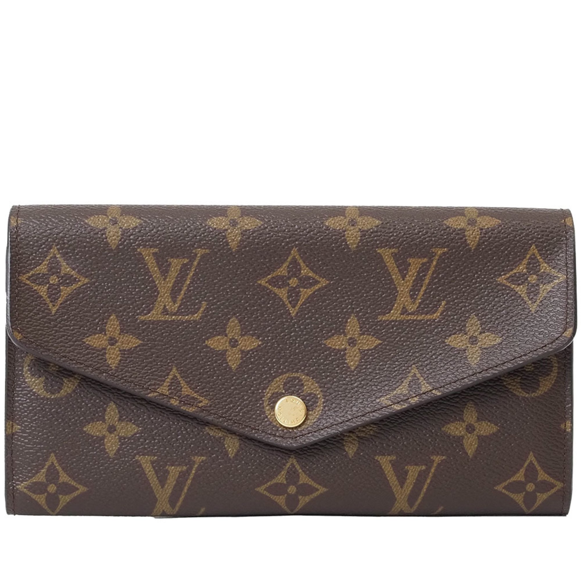 Louis Vuitton Portefeuille Sarah Wallet Monogram M60531 Women's Canvas LOUIS VUITTON