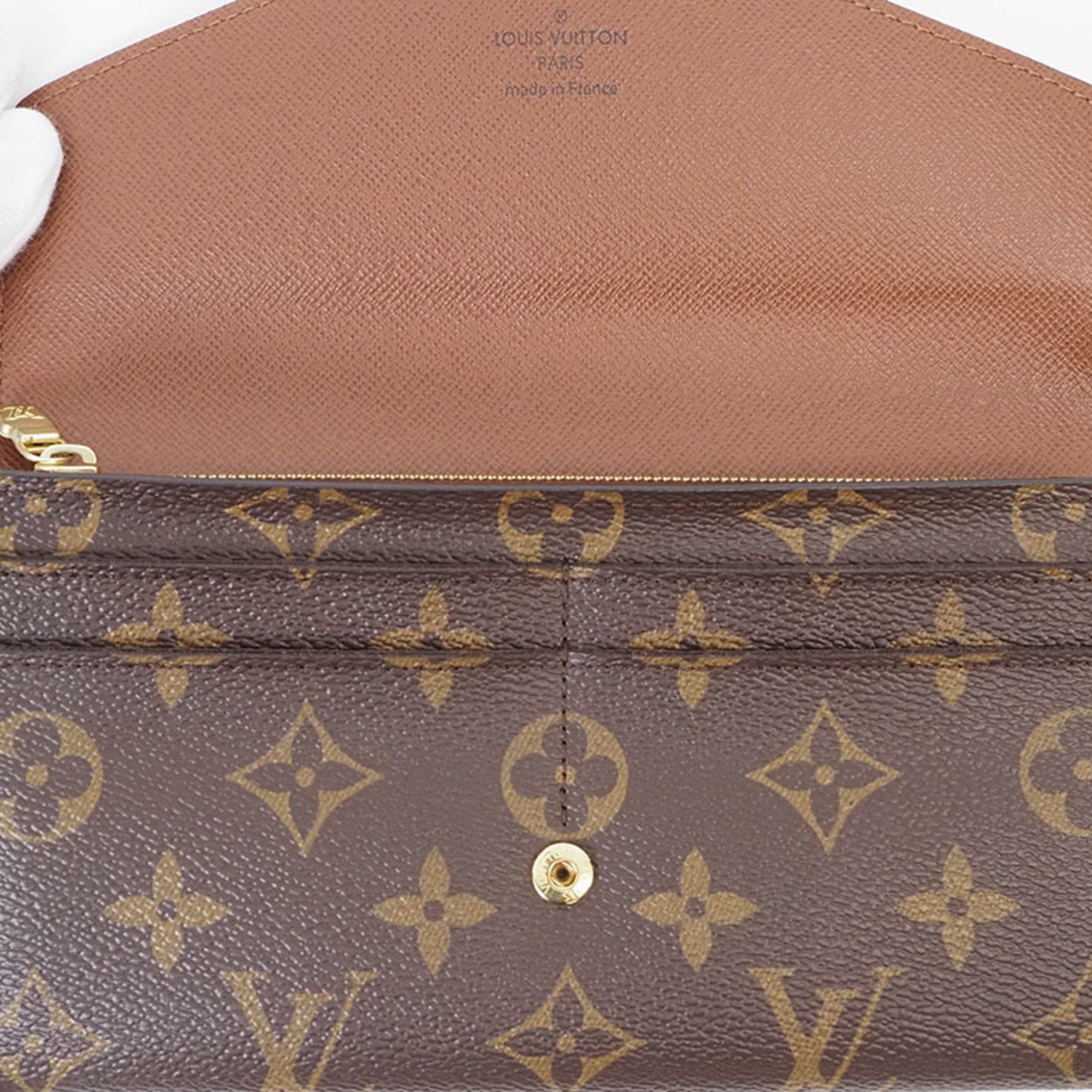 Louis Vuitton Portefeuille Sarah Wallet Monogram M60531 Women's Canvas LOUIS VUITTON