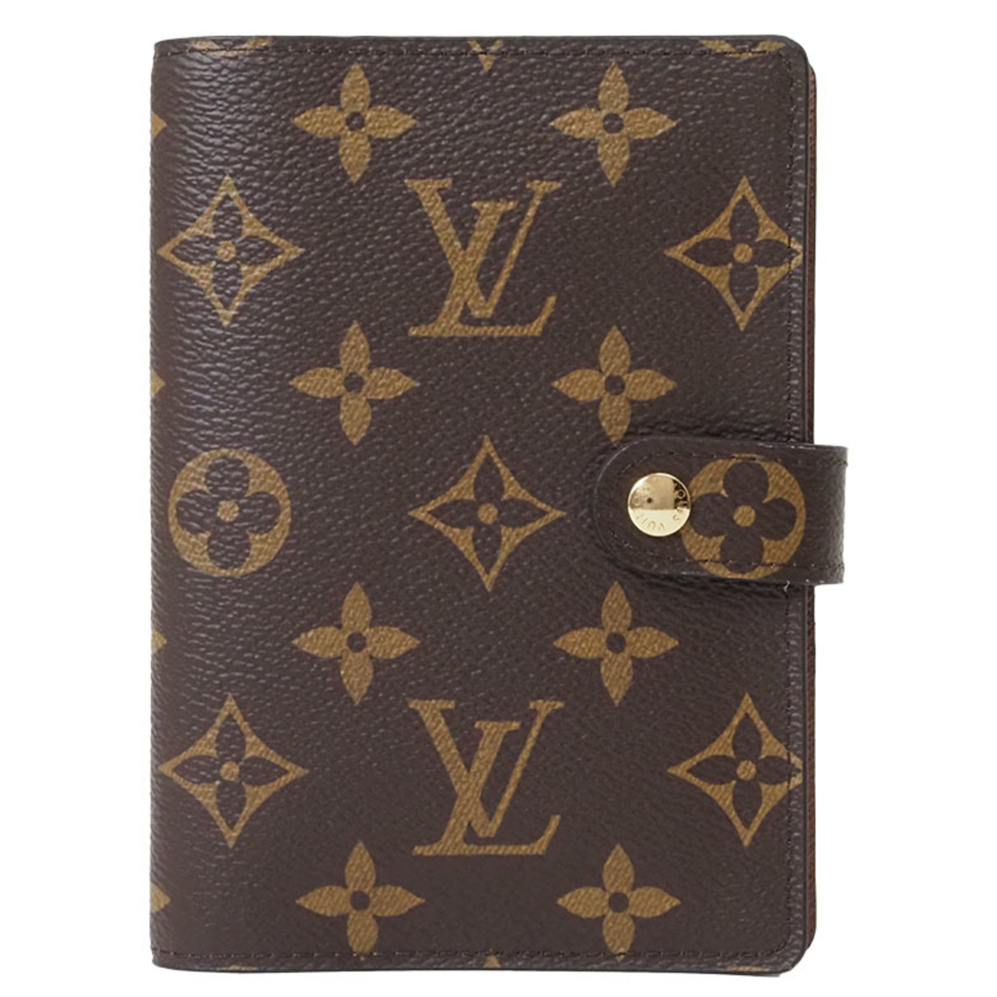 Louis Vuitton Agenda PM Monogram R20005 Women's Canvas Diary Cover LOUIS VUITTON