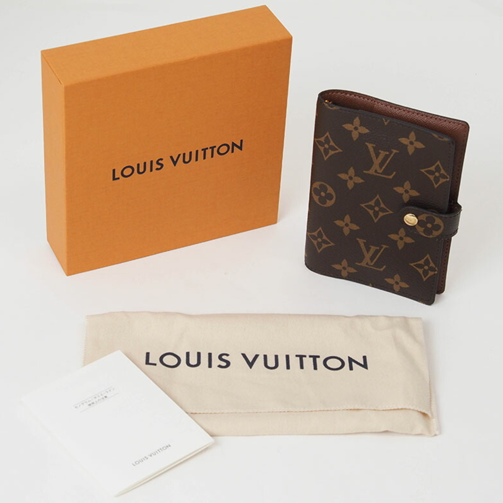 Louis Vuitton Agenda PM Monogram R20005 Women's Canvas Diary Cover LOUIS VUITTON