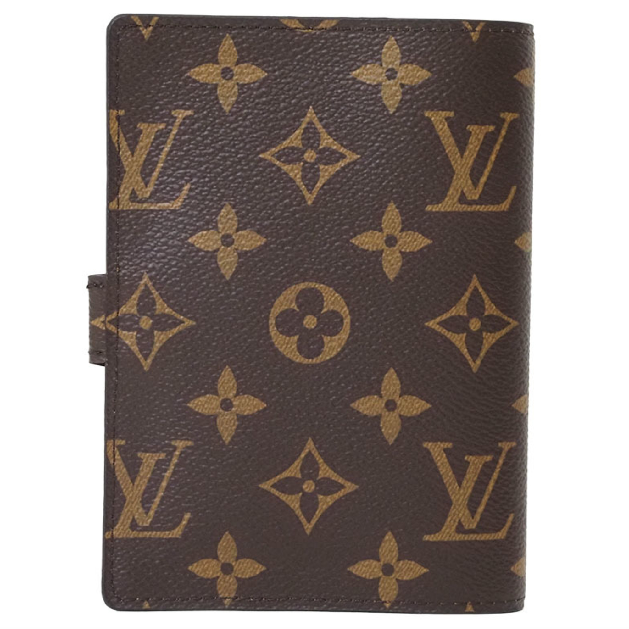 Louis Vuitton Agenda PM Monogram R20005 Women's Canvas Diary Cover LOUIS VUITTON