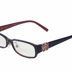 Chanel Camellia Eyeglasses Frame Navy | Pink 3131 Women's Plastic Square Thin CHANEL