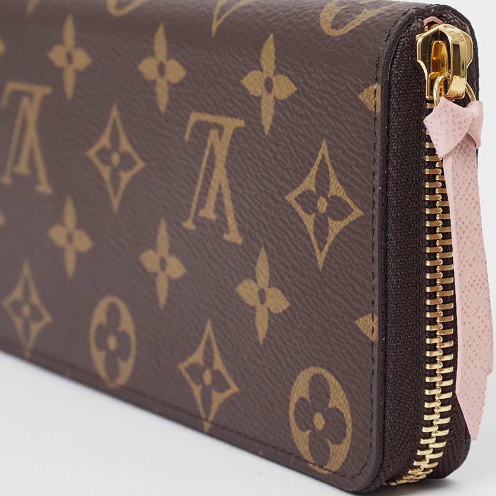 Louis Vuitton Portefeuille Clemence Wallet Monogram M61298 Women's Canvas LOUIS VUITTON