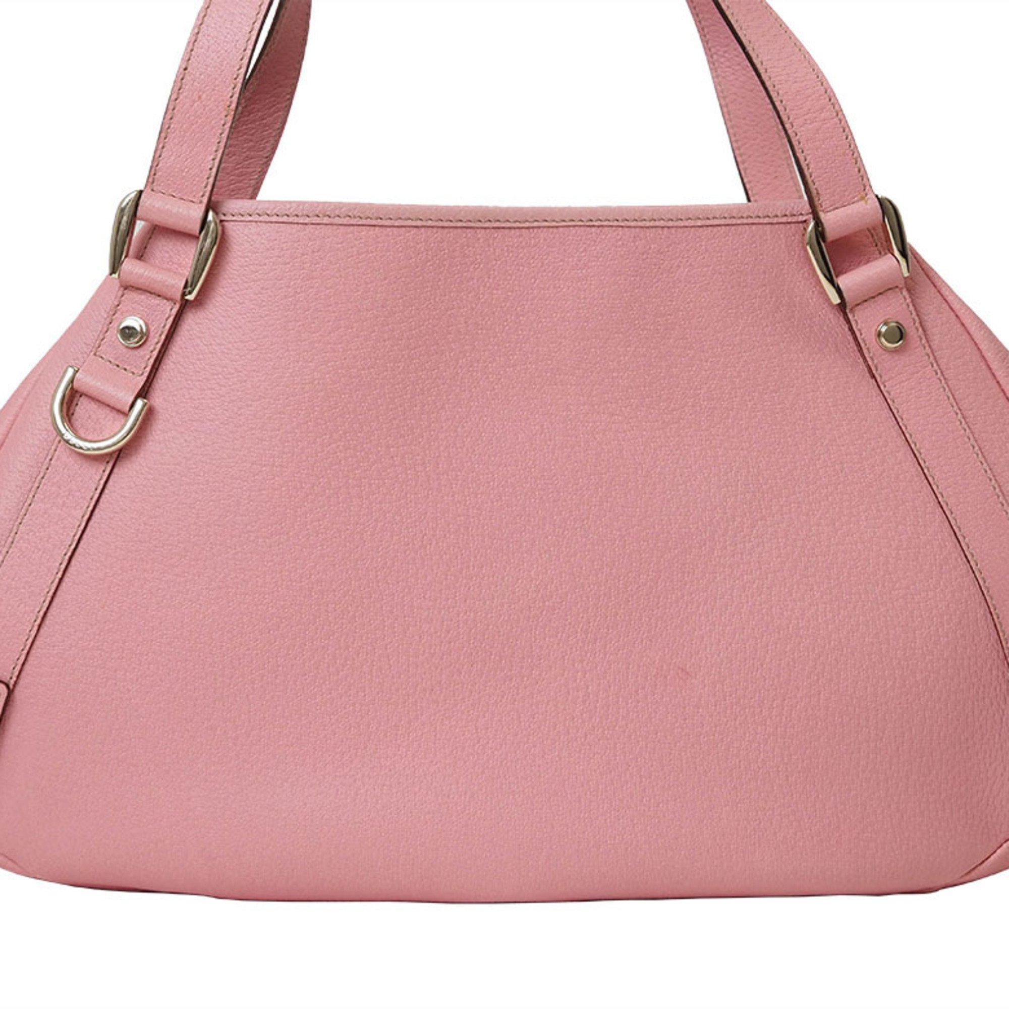 Gucci Limited Edition 2005 Abby Tote Bag Pink 147652 Women's Leather Handbag Shoulder GUCCI