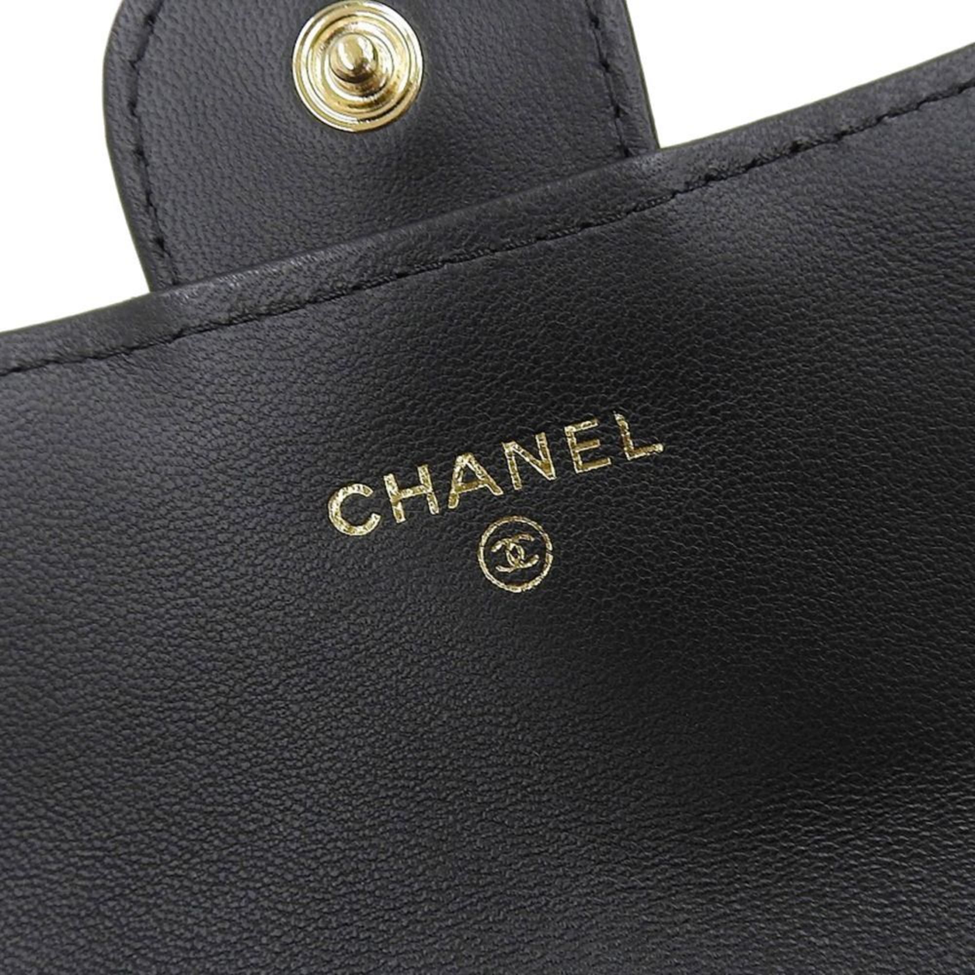 CHANEL Matelasse Timeless Classic Coco Mark Long Wallet Seal 2 A80758