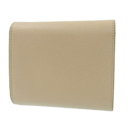 CELINE Trifold Wallet 10B573BEL wallet Leather Beige