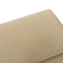 CELINE Trifold Wallet 10B573BEL wallet Leather Beige