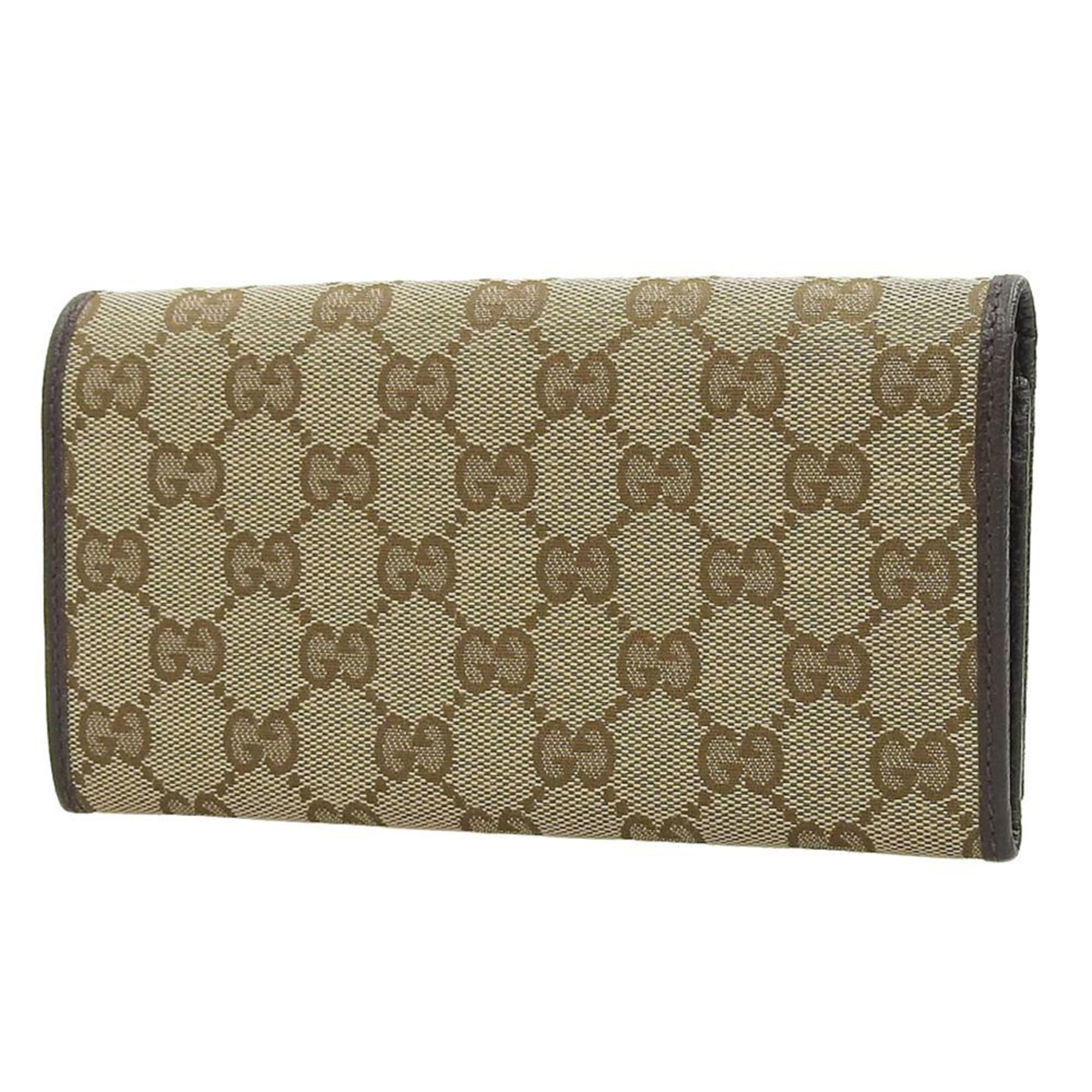 GUCCI GG canvas bi-fold long wallet 244946 0416