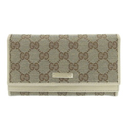 GUCCI GG Canvas Double Wallet 131888 2149