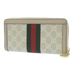 GUCCI Ophidia GG Supreme Marmont Round Long Wallet 523154 1147