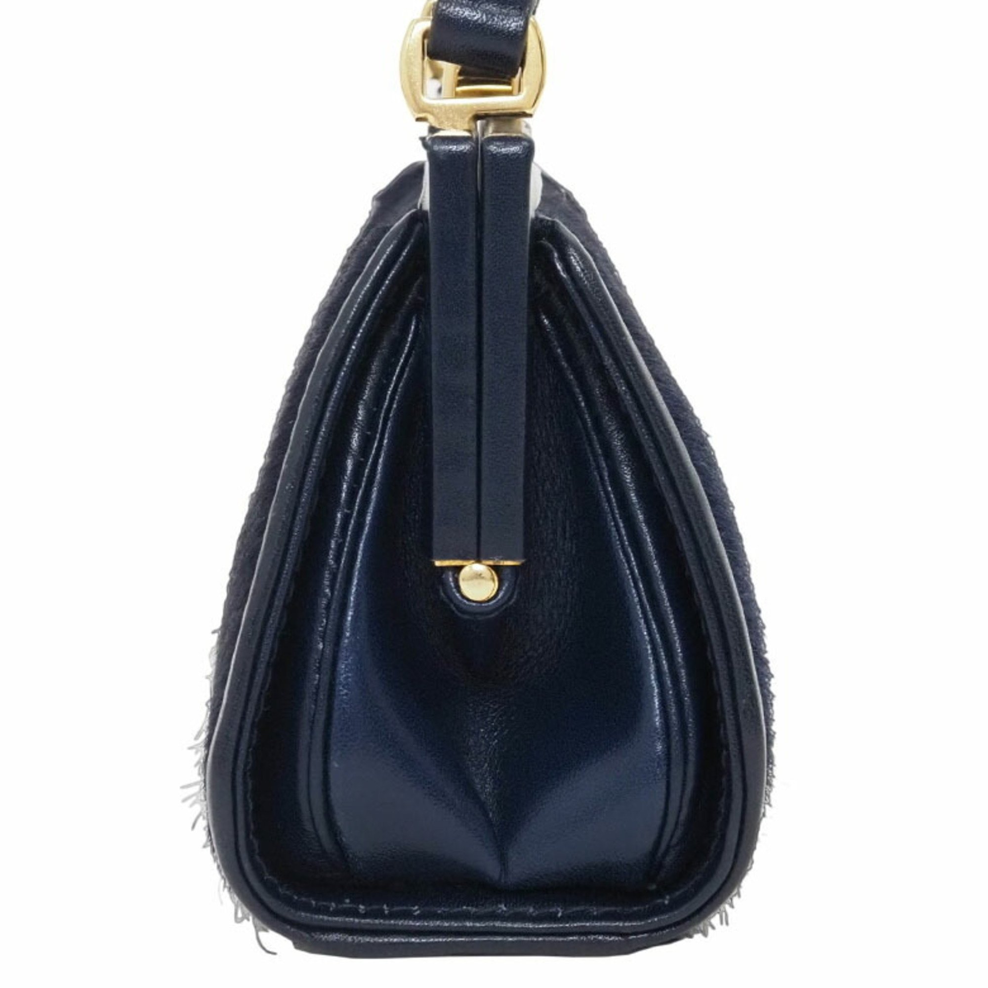 Gucci Old Pony Shoulder Bag Navy 03019521314 Women's Pochette GUCCI