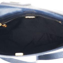 FENDI Shoulder Bag Navy Women's Leather Old Epi A5