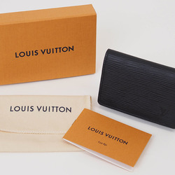 Louis Vuitton Envelope Cult Visite Black M56582 Men's Epi Leather LOUIS VUITTON