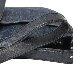 Prada Denim Shoulder Bag Navy VA0182 Men's Cotton Crossbody Storage PRADA