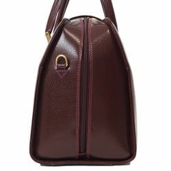 Gucci Old Handbag Bordeaux 000・109・0112 Women's Leather Doctor's Bag Lady Lock GUCCI