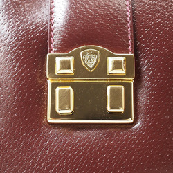 Gucci Old Handbag Bordeaux 000・109・0112 Women's Leather Doctor's Bag Lady Lock GUCCI