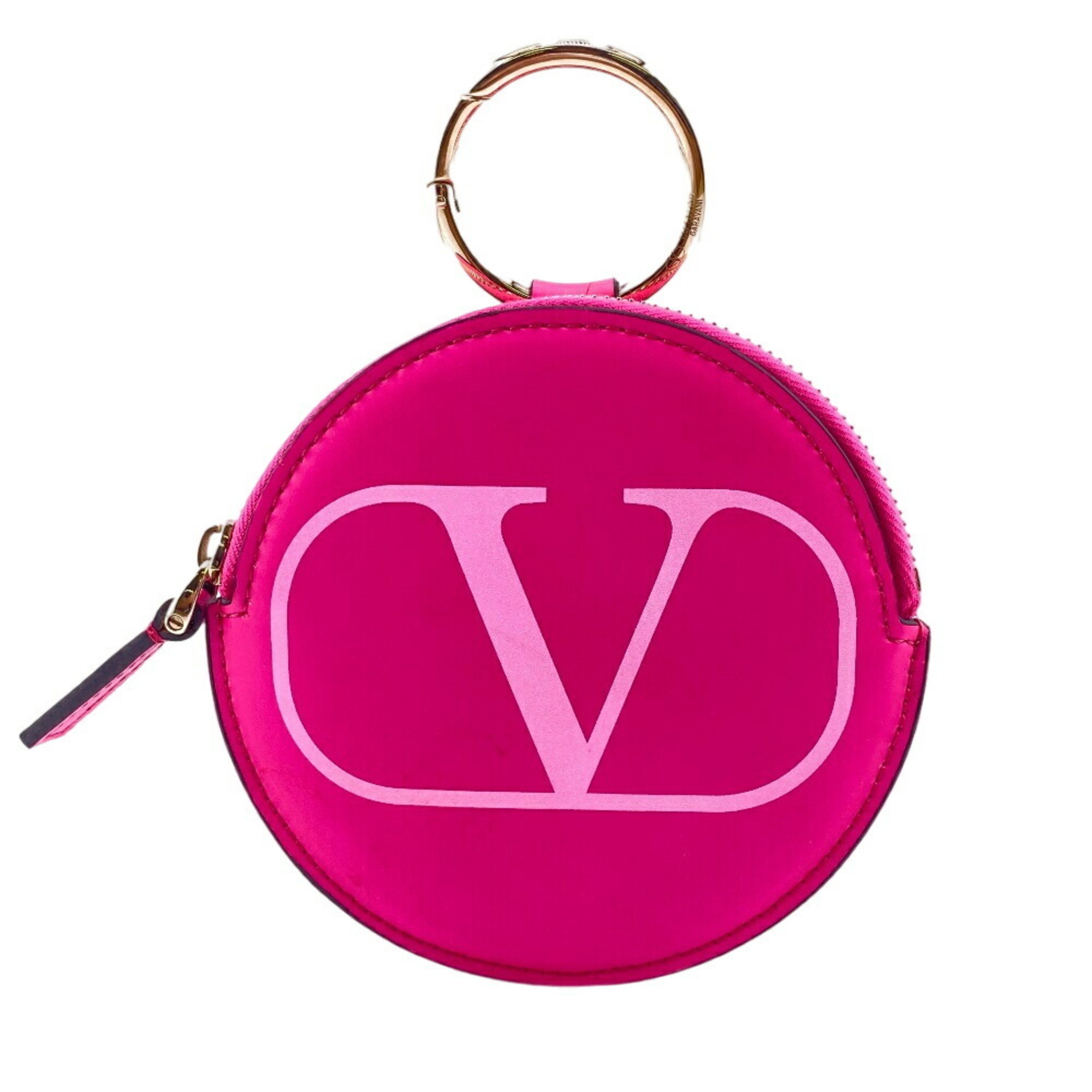 VALENTINO V Coin Case Pink Women's