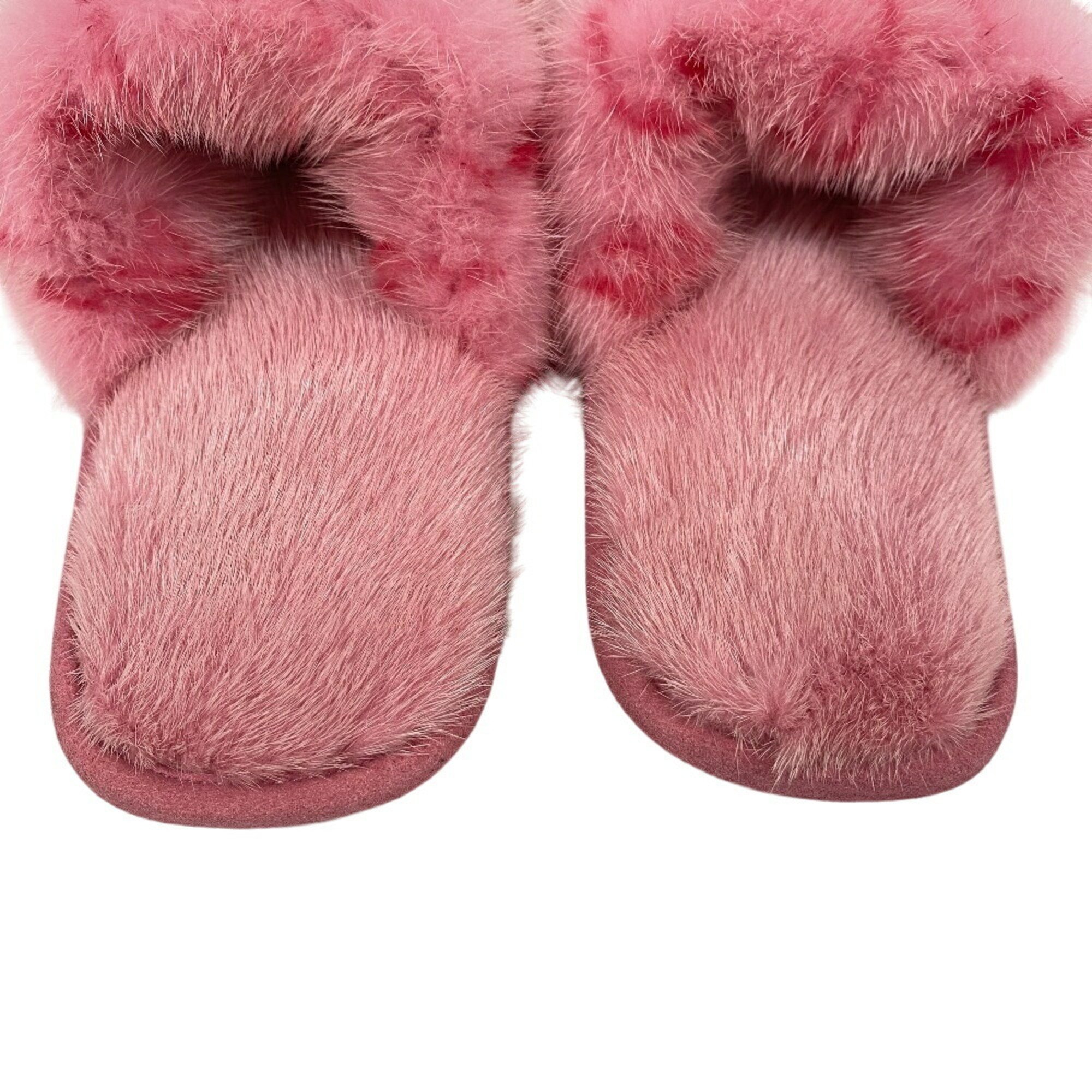 LOUIS VUITTON LV Sweet Line Slippers Monogram Pink Women's