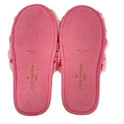 LOUIS VUITTON LV Sweet Line Slippers Monogram Pink Women's