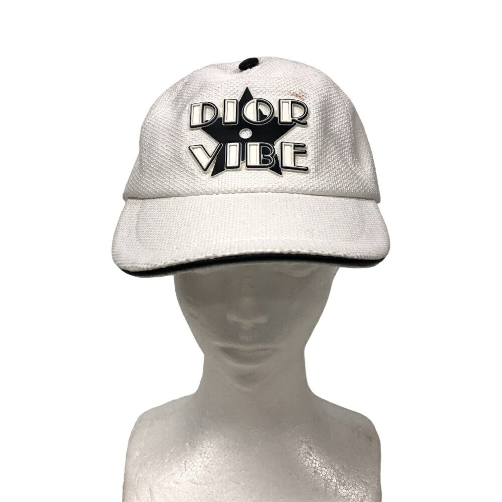 Christian Dior 24VIB922E132 DIOR VIBE 58 Cap White Unisex