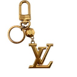 LOUIS VUITTON M65216 LV Facet Keychain Keyring Gold Unisex