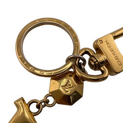 LOUIS VUITTON M65216 LV Facet Keychain Keyring Gold Unisex