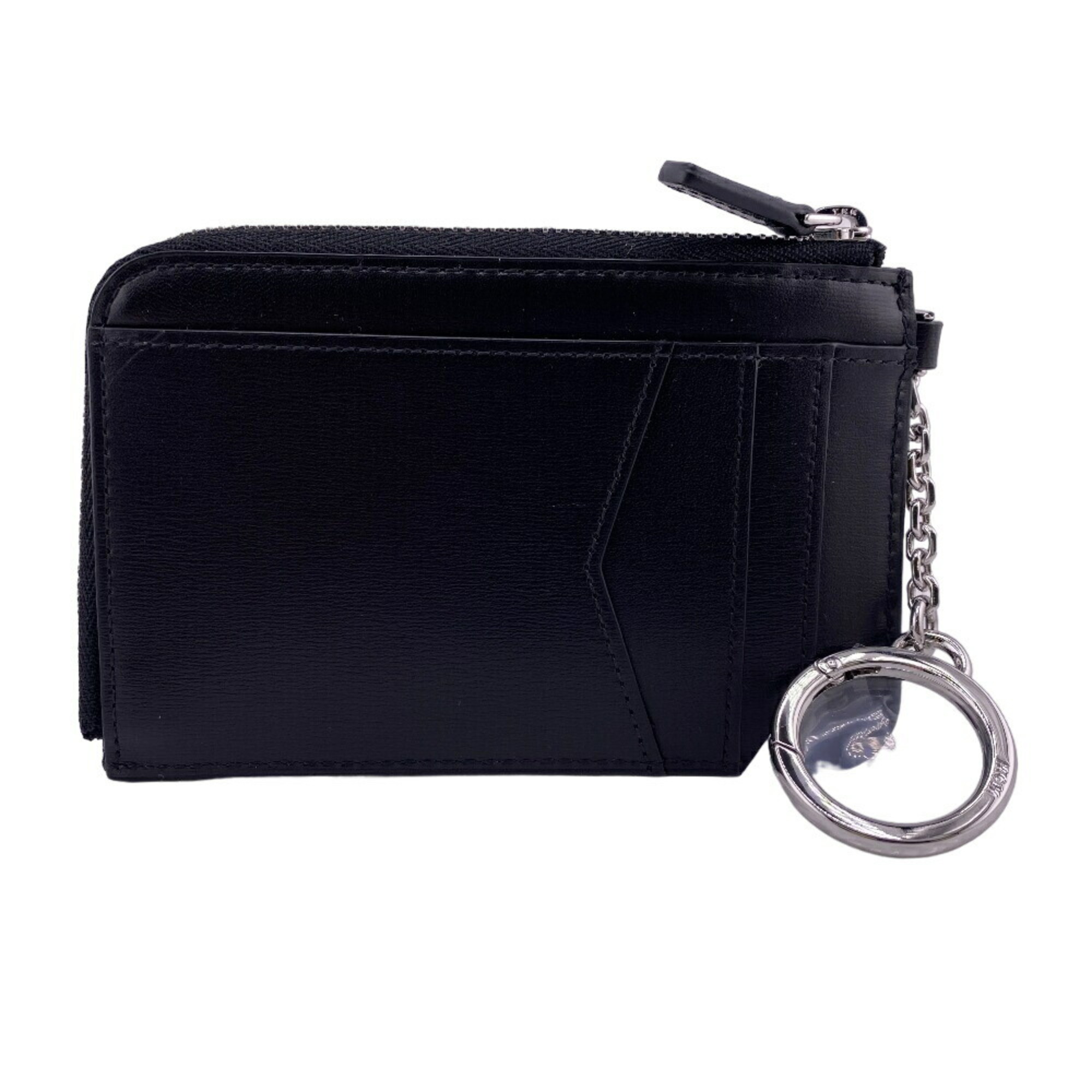 MCM MYACSPA01 Fragment Case Card Key Ring Coin Black Men's