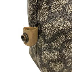 YVES SAINT LAURENT Giraffe pattern Boston bag, brown, unisex