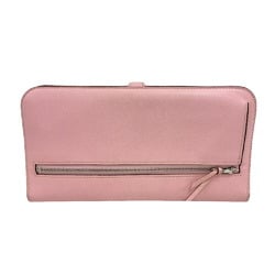 HERMES Dogon Long 2015 Wallet Pink Women's