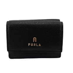 Furla WP00194 Card Fragment Case Wallet Coin Black Women's