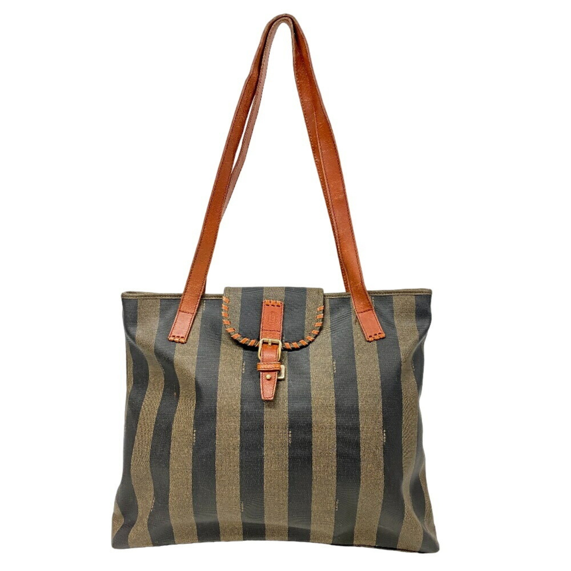 FENDI Pecan Tote Bag Brown Men's